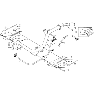 FRAME + WIRE HARNESS