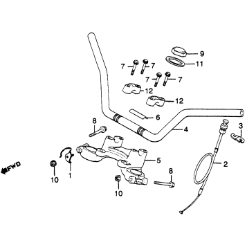 HANDLEBAR + TOP BRIDGE