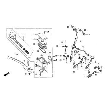 FRONT BRAKE MASTER CYLINDER