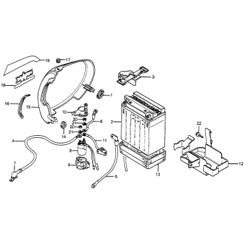 RIGHT SIDE COVER + BATTERY