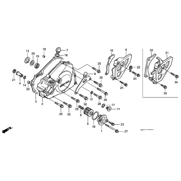 LEFT CRANKCASE COVER