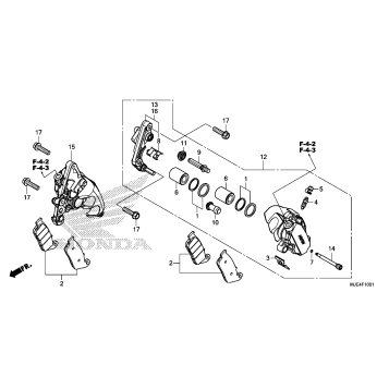 FRONT BRAKE CALIPER (2)