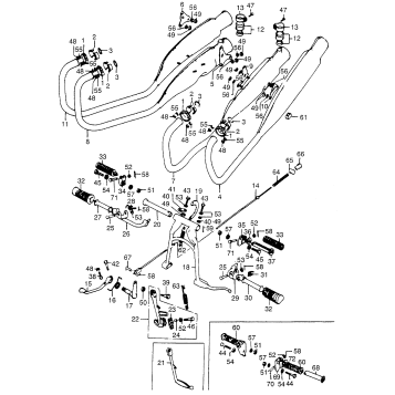 EXHAUST MUFFLER + STEP STEP