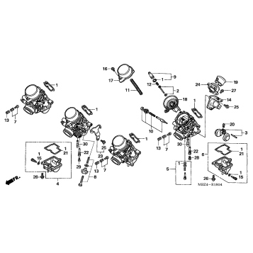 CARBURETOR (COMPONENT PARTS) (2)