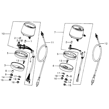 SPEEDOMETER + TACHOMETER