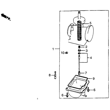 CARBURETOR OPTIONAL KIT 85-89