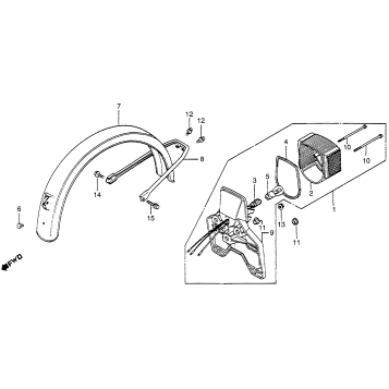 TAILLIGHT + REAR FENDER