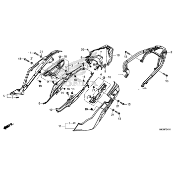 SIDE COVER@REAR CARRIER