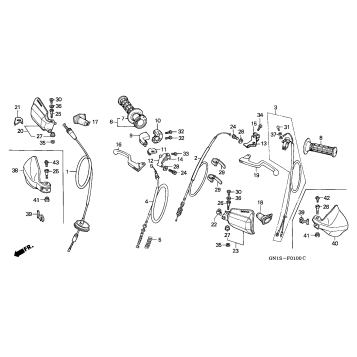 HANDLE SWITCH + CABLES