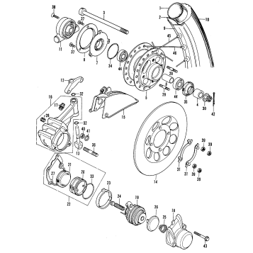 FRONT WHEEL + DISC S1-S2