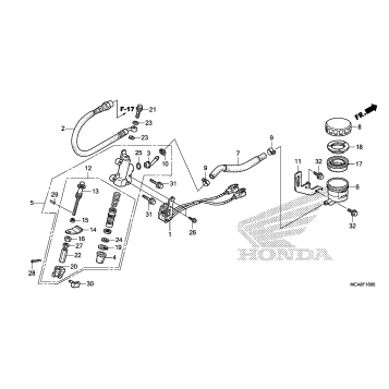 REAR BRAKE MASTER        CYLINDER