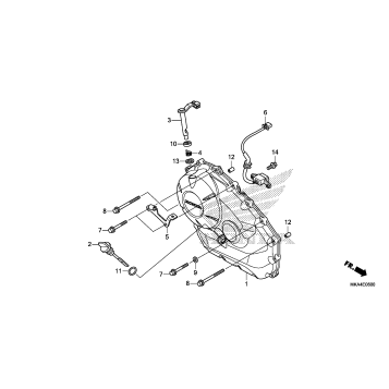RIGHT CRANKCASE COVER    (1)