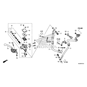 FRONT BRAKE MASTER       CYLINDER (2)