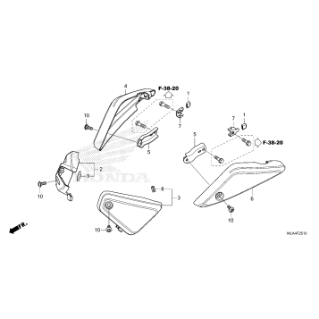 AIR CLEANER SIDE COVER