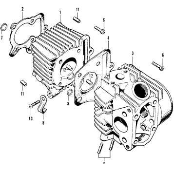 CYLINDER + CYLINDER HEAD