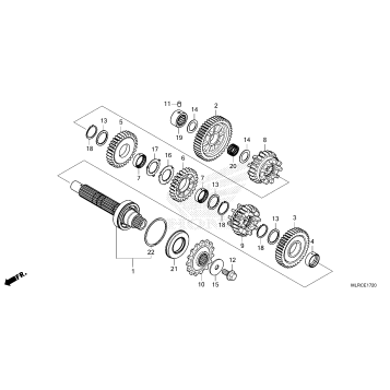 TRANSMISSION             (COUNTERSHAFT)