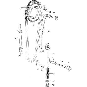CAM CHAIN + TENSIONER