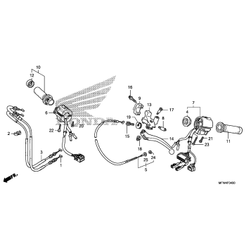 HANDLE LEVER@SWITCH@CABLE