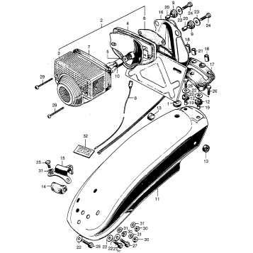 TAILLIGHT + REAR FENDER