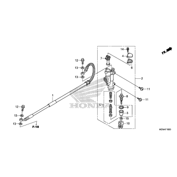 REAR BRAKE MASTER        CYLINDER