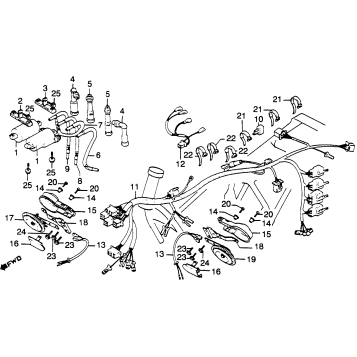 WIRE HARNESS + IGNITION COIL
