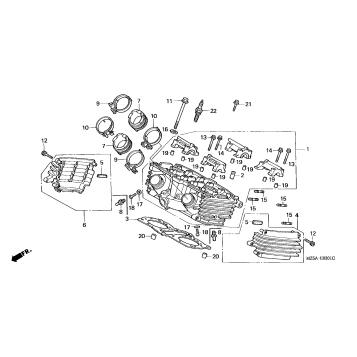 CYLINDER HEAD (RR.)