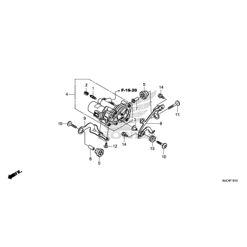 REAR POWER UNIT          (CBR600RA)