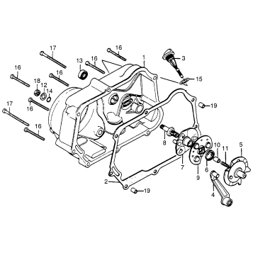 RIGHT CRANKCASE COVER