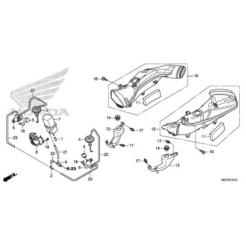 AIR INTAKE DUCT          @SOLENOID VALVE