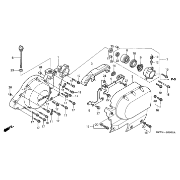LEFT CRANKCASE COVER