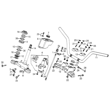 HANDLEBAR + TOP BRIDGE