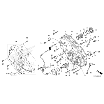 RIGHT CRANKCASE COVER