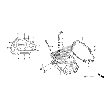 RIGHT CRANKCASE COVER (2)