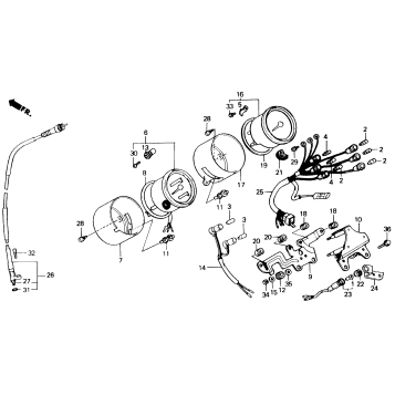 SPEEDOMETER + TACHOMETER
