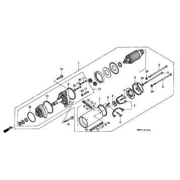 STARTING MOTOR 88-89