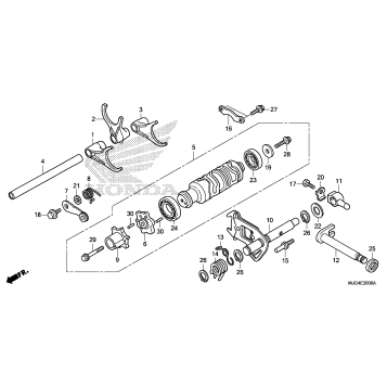 SHIFT DRUM + SHIFT FORK