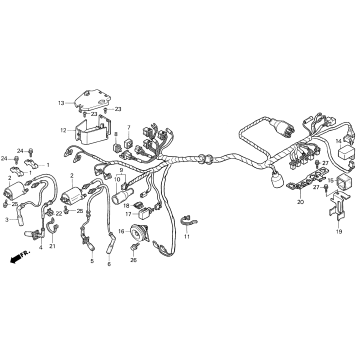 VT1100C2WIRE HARNESS