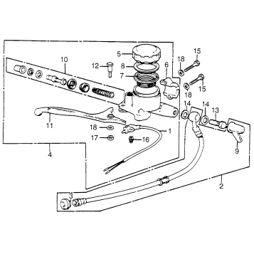 FR. BRAKE MASTER CYL.