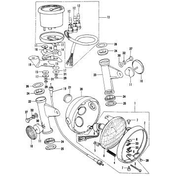 HEADLIGHT + HEADLIGHT CASE K1