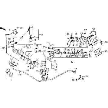 GL1200A AIR VALVE + HOSE 84-85