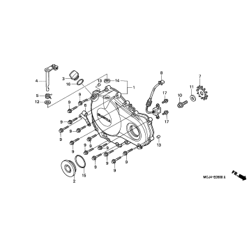 RIGHT CRANKCASE COVER