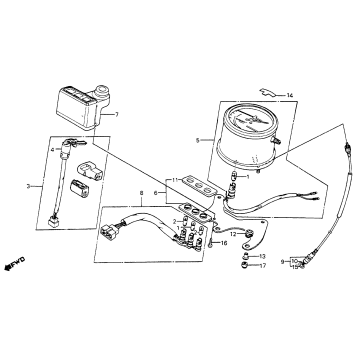 SPEEDOMETER + KEY SET 80