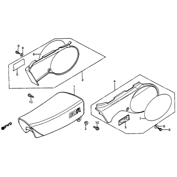 SEAT + SIDE COVER 82