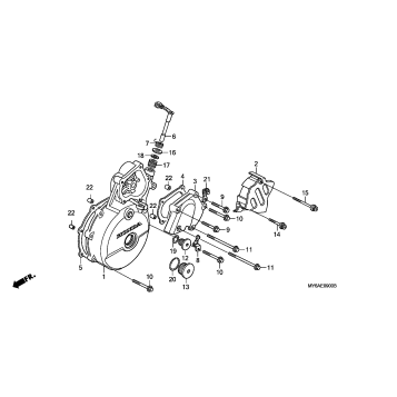 LEFT CRANKCASE COVER
