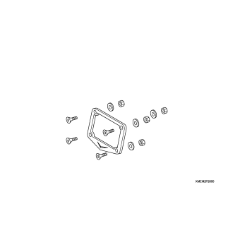 CHROME BILLET LICENSE PLATE FRAME (V DESIGN)