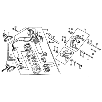 REAR SHOCK ABSORBER 83