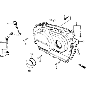 RIGHT CRANKCASE COVER