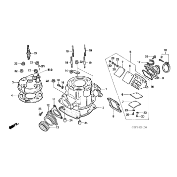 CYLINDER HEAD ('03-'04)