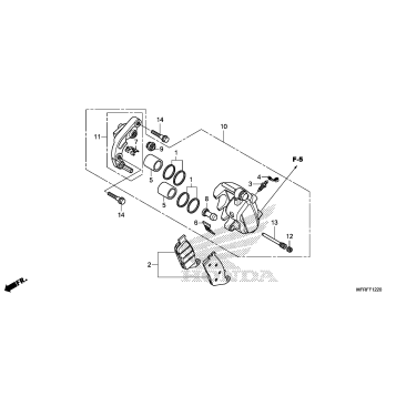 FRONT BRAKE CALIPER (1)