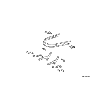 FRONT FENDER RAIL        (CHROME)